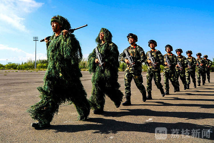 塔城|酷图来袭！直击武警塔城支队夏季大练兵丨荔枝军事