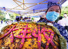 2020年9月20日，山东省临沂市沂蒙山云蒙景区丰收节活动现场，拍到的沂蒙“大丰收”花馍。