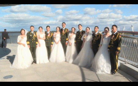 支队|武警某支队举办集体婚礼和军民联谊会|荔枝军事