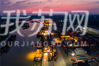 《新港夜色》，石浩摄于大运河淮安新港。