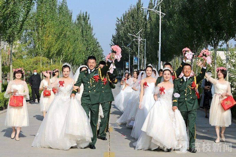 武警宁夏总队为20对新人举办集体婚礼|荔枝军事