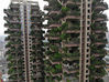 2020年9月5日，四川成都，实拍成都首个“垂直森林”示范点，该示范点位于新都区七一国际广场，8栋高30层的绿色建筑均被绿植所环绕。