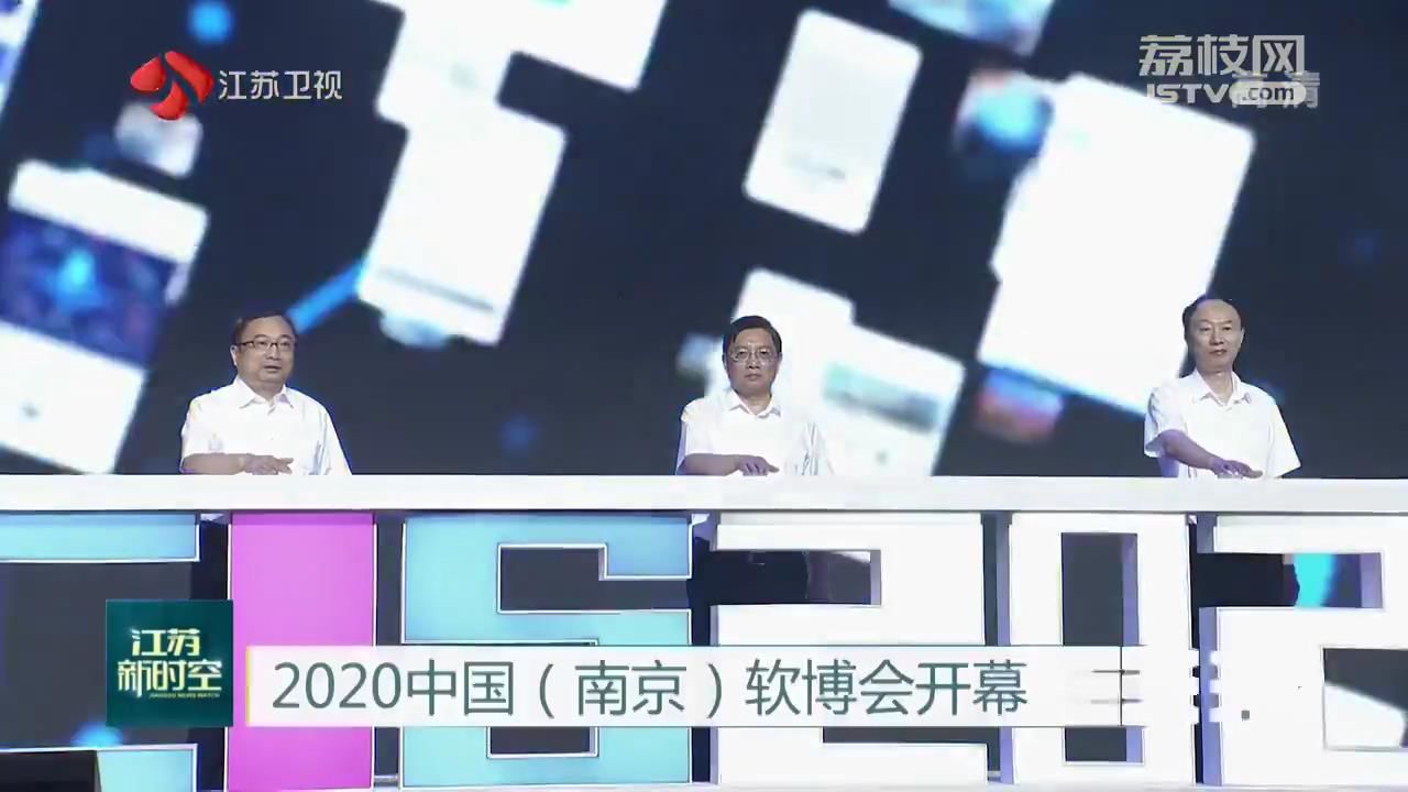 张敬华■拥抱数字新经济 共创产业新未来 2020中国（南京）软博会开幕