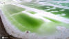 图为航拍青海省海西州茫崖市花土沟茫崖翡翠湖风光。
