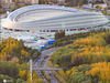 2020年10月23日，北京，正在建设中的北京冬奥国家速滑馆“冰丝带”。