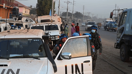 巡逻|我国第7批赴南苏丹(朱巴)维和步兵营完成新年度首次短途巡逻和武装护卫任务|荔枝军事