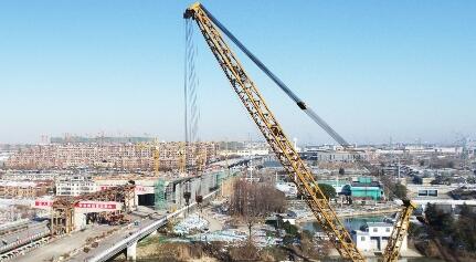 扬州古运河上“第一吊”成功！
