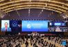 A representative speaks via video during the opening ceremony of the 15th meeting of the Conference of the Parties to the UN Convention on Biological Diversity (COP15) in Kunming, southwest China's Yunnan Province, Oct. 11, 2021. COP15 kicked off in Kunming on Monday. (Xinhua/Jin Liwang)