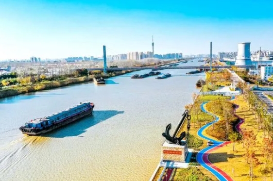 淮安：绿色现代航运展示“漕河盐榷一体化”独特运河景观
