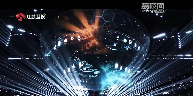 2022江苏跨年|江苏卫视2022跨年演唱会舞美 半球形天幕呈现恢弘宇宙
