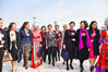 2019年3月8日下午3时，北京，十三届全国人大二次会议举行第二次全体会议，恰逢三八妇女节，代表入场时女性代表成为媒体关注的焦点。重庆团女代表们结队入场。

