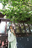2021年4月10日，江苏省南京市，当日，古崇正书院木绣球花汉服文化节在江苏南京清凉山公园举行，吸引了众多汉服爱好者前来参加。