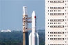 2021年4月23日，海南文昌，中国空间站天和核心舱与长征五号B遥二运载火箭组合体已转运至发射区。