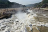 2021年4月28日，山西临汾，吉县黄河壶口瀑布。