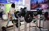 Photo taken on May 9, 2021 shows domestically produced electric off-road scooters on display in the Provinces, Municipalities, Autonomous Regions of China Exhibition Hall during the first China International Consumer Products Expo in Haikou, capital of south China's Hainan Province. (Xinhua/Guo Cheng)