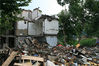 2008年8月10日，四川广元，青川县木鱼中学废墟。