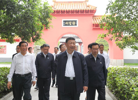 Xi inspects central Chinese city Nanyang