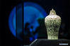 Photo taken on May 18, 2021 shows a vase at Nanjing Museum in Nanjing, east China's Jiangsu Province. The International Museum Day is celebrated on May 18 every year. The theme this year is 
