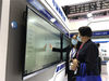 A data handling platform used in teaching practice is displayed on Friday during the 56th Higher Education Expo China in Qingdao, Shandong province. [Photo by Hu Qing/chinadaily.com.cn]
