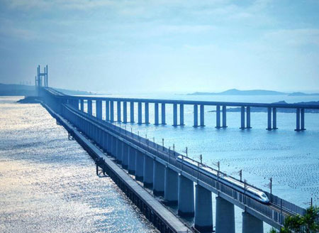 Grand Pingtan Strait Road-rail Bridge: the longest of its kind in the world