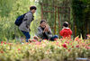 Tourists take photos in a park in Huai'an city of East China's Jiangsu province on May 2, 2021. [Photo/Xinhua]