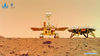 Photo released on June 11, 2021 by the China National Space Administration (CNSA) shows a selfie of China's first Mars rover Zhurong with the landing platform. The China National Space Administration Friday released new images taken by the country's first Mars rover Zhurong, showing national flag on the red planet. The images were unveiled at a ceremony in Beijing, signifying a complete success of China's first mars exploration mission. The images include the landing site panorama, Martian landscape and a selfie of the rover with the landing platform. (CNSA/Handout via Xinhua)
