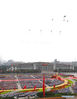 Military aircraft fly over Tian'anmen Square in echelons ahead of a grand gathering celebrating the Communist Party of China (CPC) centenary in Beijing, capital of China, July 1, 2021. (Xinhua/Rao Aimin)