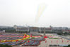 Military aircraft fly over Tian'anmen Square in echelon ahead of a grand gathering celebrating the Communist Party of China (CPC) centenary in Beijing, capital of China, July 1, 2021. (Xinhua/Ren Chao)