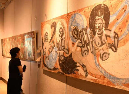 Dunhuang fresco artworks debut in Chongqing for first time