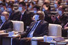 Guests attend the opening ceremony of the 44th session of the World Heritage Committee of UNESCO in Fuzhou, southeast China's Fujian Province, July 16, 2021. The 44th session of the World Heritage Committee of UNESCO kicked off Friday in Fuzhou, capital of east China's Fujian Province, to review world heritage items online for the first time. (Xinhua/Song Weiwei)