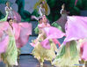 Artists perform at the opening ceremony of the 44th session of the World Heritage Committee of UNESCO in Fuzhou, southeast China's Fujian Province, July 16, 2021. The 44th session of the World Heritage Committee of UNESCO kicked off Friday in Fuzhou, capital of east China's Fujian Province, to review world heritage items online for the first time. (Xinhua/Song Weiwei)