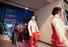 Ma Long (2nd R) of the Chinese table tennis team arrives at the Narita airport in Tokyo, Japan, July 17, 2021. Some members of Chinese Olympic delegation arrived in Tokyo on Saturday. (Xinhua/Cao Can)