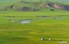Photo taken on July 21, 2021 shows the Morigele River in Hulun Buir, north China's Inner Mongolia Autonomous Region. (Xinhua/Lian Zhen)