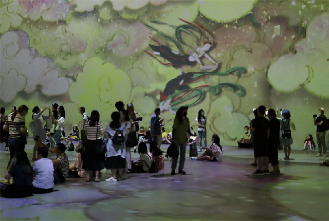 北京：遇见敦煌光影艺术展全球首展举行