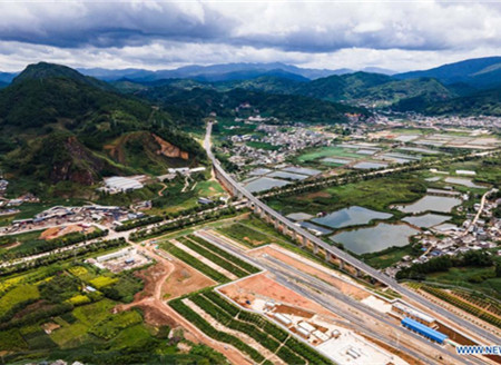 China-Laos railway under construction