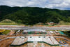Aerial photo taken on July 2, 2021 shows a section of the China-Laos railway under construction in Ning'er Hani and Yi Autonomous County of Puer City, southwest China's Yunnan Province. The China-Laos railway, which stretches more than 1,000 km from Kunming, capital of China's Yunnan Province, to Vientiane of Laos is scheduled to open in December this year. Upon completion, it will slash the travel time between the two cities to less than one day, according to China State Railway Group Co., Ltd. (Xinhua/Wang Guansen)