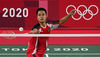 2021年8月1日，日本，2020东京奥运会羽毛球男单半决赛，金廷Vs谌龙。
