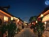 The night view of Dangkou Ancient Town. [Photo provided to chinadaily.com.cn]