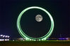 A full moon hangs over the sky in Rongcheng, Shandong province, on Sept 21, 2021. [Photo/IC]