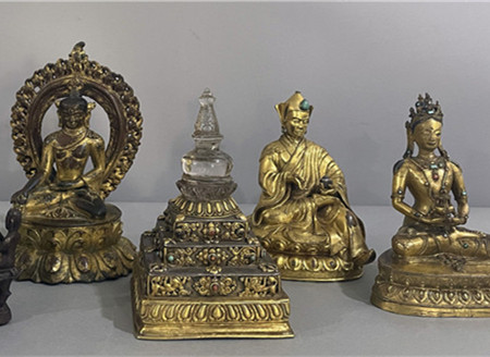 Tibet Museum receives 12 antiquities, artworks retrieved from overseas