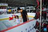 A girl tries skating in a movable rink during the 2021 China International Fair for Trade in Services (CIFTIS) in Beijing, capital of China, Sept. 3, 2021. (Xinhua/Chen Zhonghao)