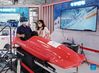 A visitor tries a VR-powered bobsleigh during the 2021 China International Fair for Trade in Services (CIFTIS) in Beijing, capital of China, Sept. 3, 2021. (Xinhua/Zhang Chenlin)