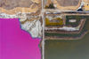 2022年1月12日，山西运城，盐湖部分水域呈现玫瑰红。