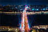 2022年1月16日，沈阳近60岁的南京桥升级改造喜迎春节。
