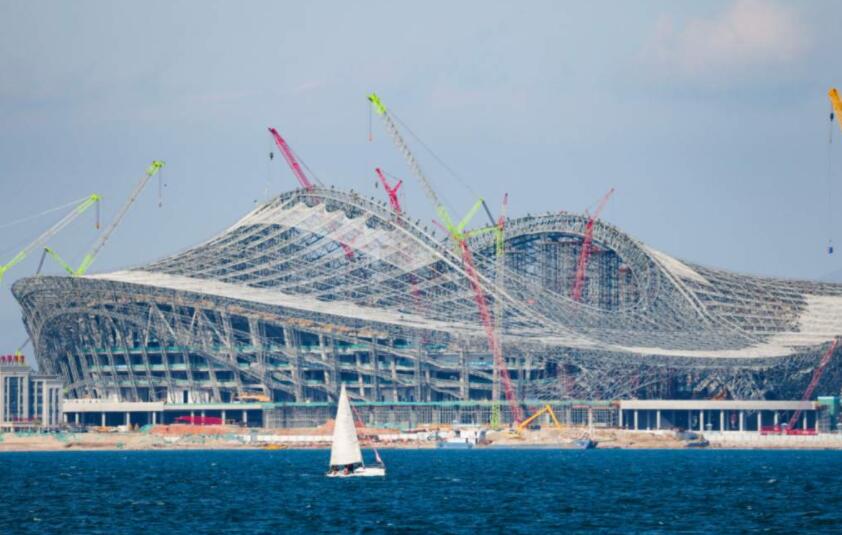 |2023年亚洲杯足球场馆主体落成，预计年底竣工