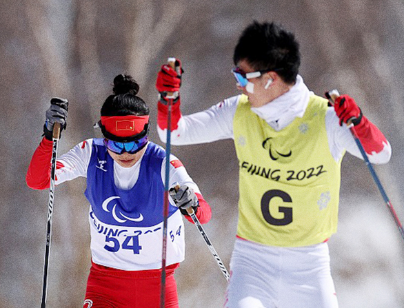 滑雪|王跃夺得越野滑雪女子10公里（自由技术）视力障碍组银牌