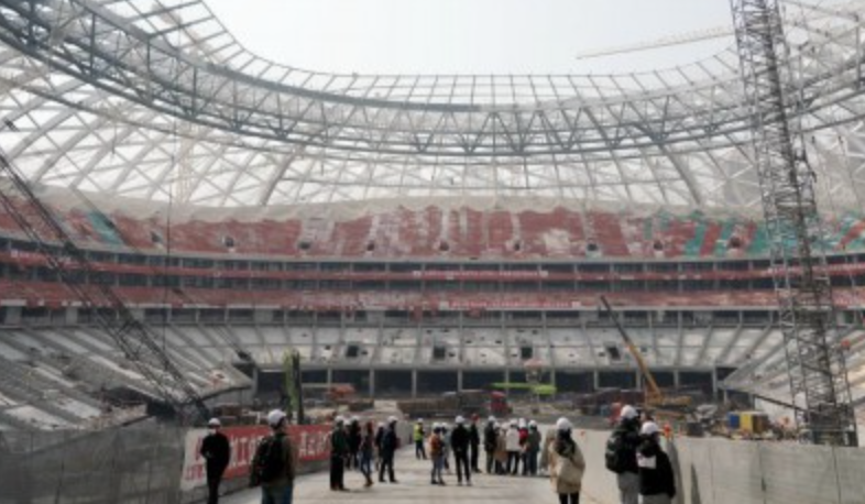 复建|北京工人体育场改造复建项目钢结构施工顺利完成
