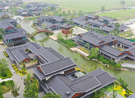 江苏扬州：大运河非遗文化园一期工程建筑全部建成