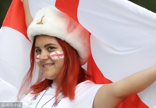 瑞典vs英格兰球迷观战助威