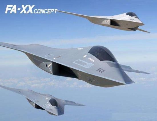 图为法德联合研制的第六代战机想象图